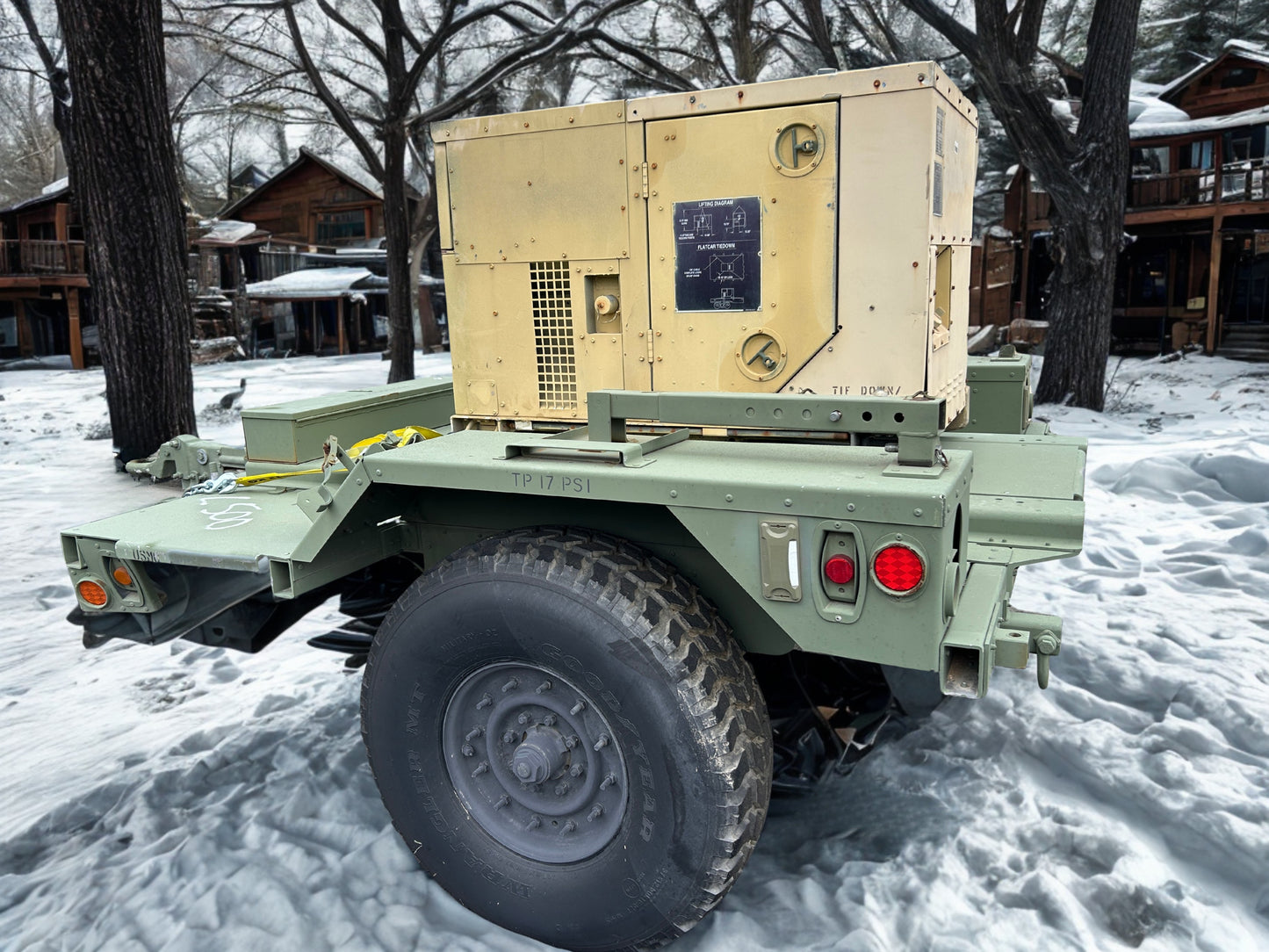 MEP-802A 5kW Military Diesel Generator - Low Hours, Refurbished, Tactical Quiet Gen Set for Off-Grid/Backup Power