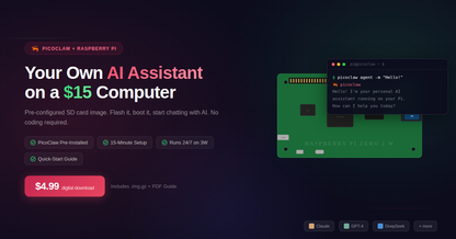 PicoClaw AI Assistant Kit - Pre-Configured SD Card Image
