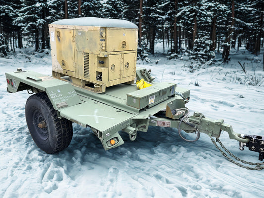 MEP-802A 5kW Military Diesel Generator - Low Hours, Refurbished, Tactical Quiet Gen Set for Off-Grid/Backup Power